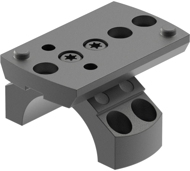 Leupold DeltaPoint Pro 1\" Ring Top Mount Kit Matte Black Aluminum - Picatinny/Weaver