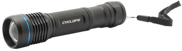 Cyclops Steropes 700 700 Lumen CREE LED Rechargeable Flashlight - Black Anodized