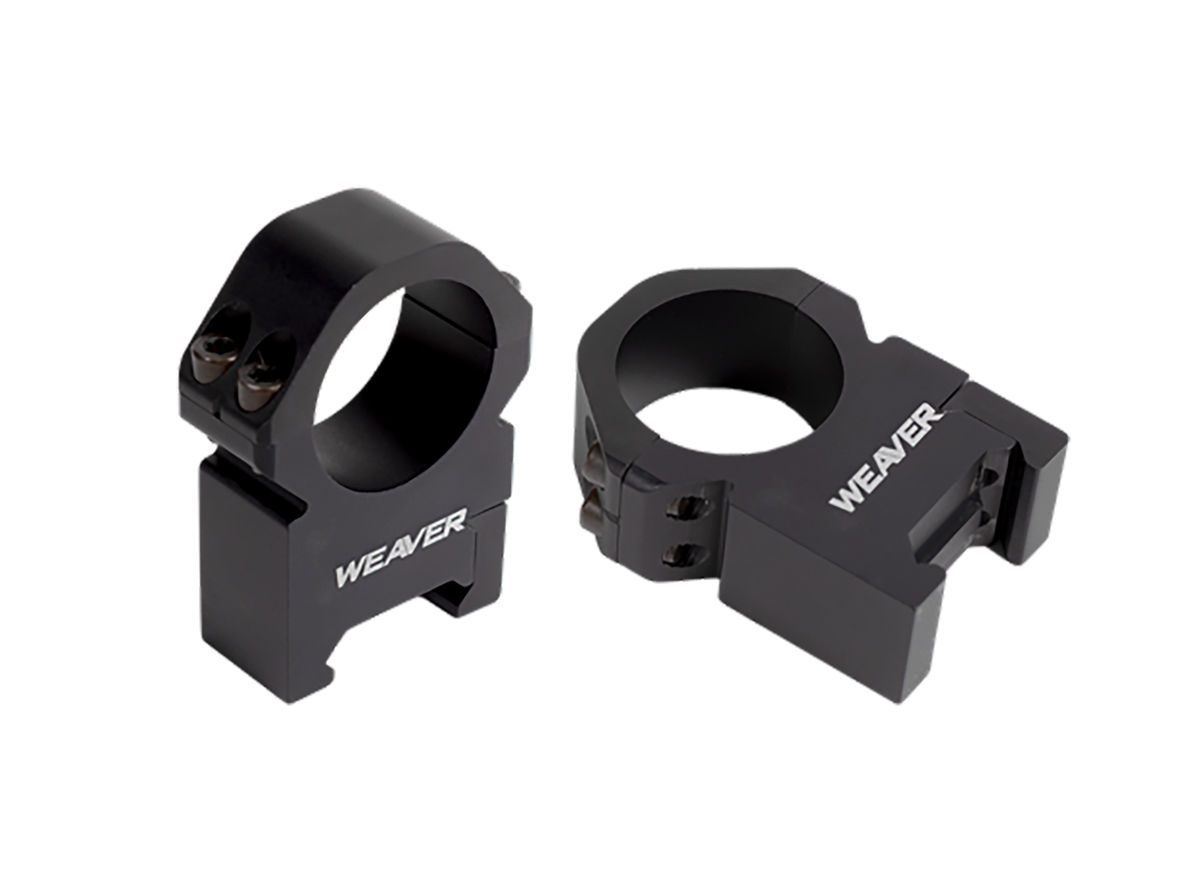 Weaver Mounts 48384 Precision 1" XX-High Matte Anodized Aluminum Scope Rings