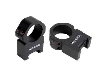 Weaver Mounts 48384 Precision 1" XX-High Matte Anodized Aluminum Scope Rings