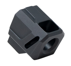 Faxon Firearms EXOS-524 Compensator for M&P Shield/Shield Plus 9mm 1/2"x28 Aluminum Anodized