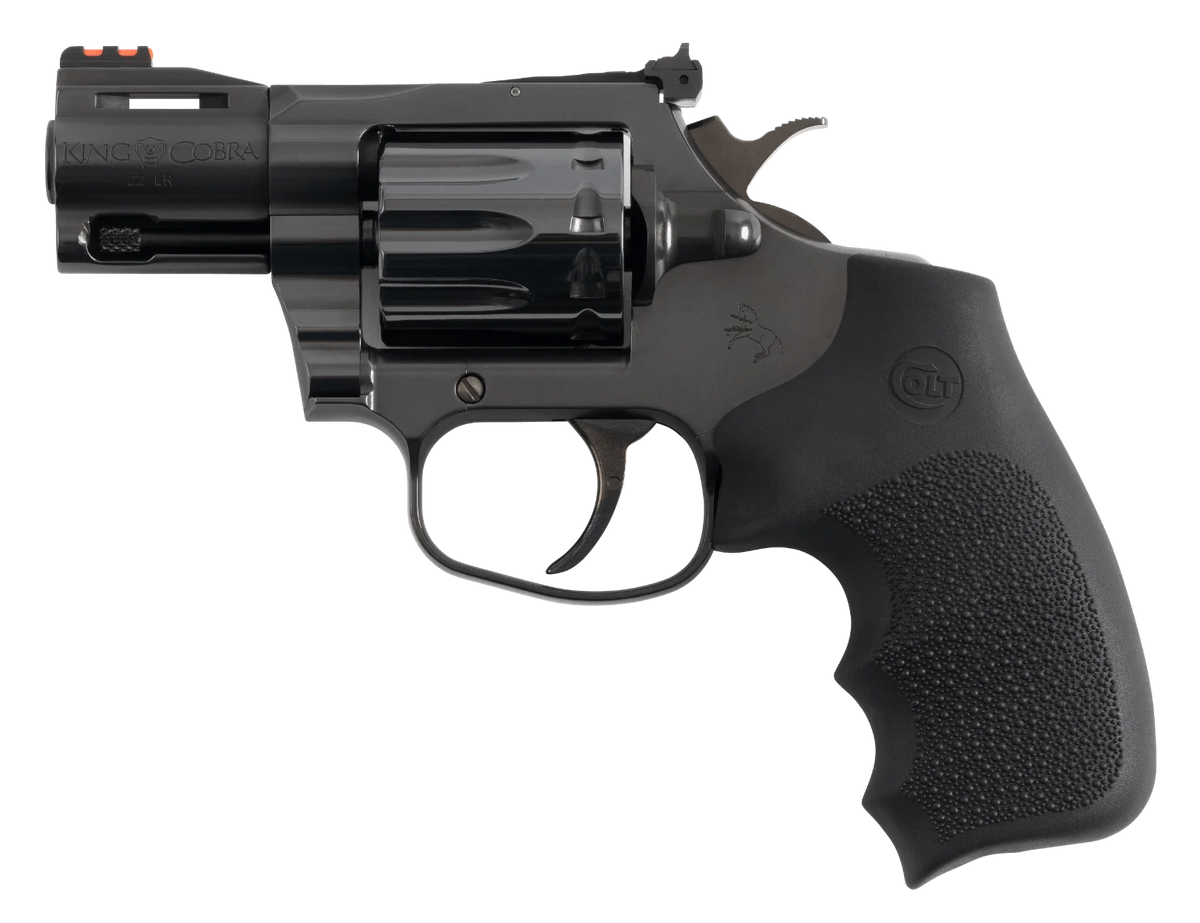 Colt Mfg King Cobra Target 22 LR 2" 10-Rd DA/SA Revolver - Blued