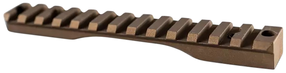 Christensen Arms One-Piece Scope Base Rem 700 Short Action 20 MOA - Burnt Bronze Cerakote