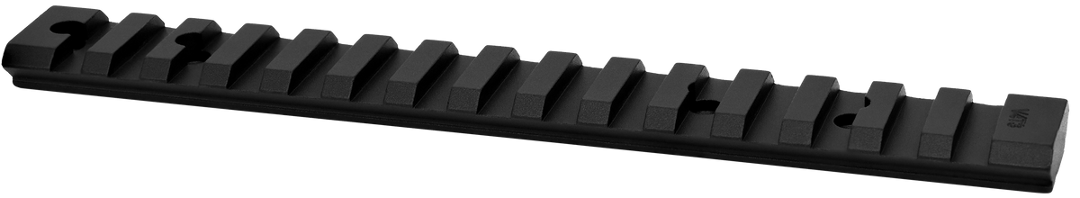 Warne Vapor V4T3M Picatinny Rail Black Anodized Aluminum Fits Tikka T3/T3x - 0 MOA