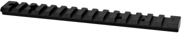 Warne Vapor V4T3M Picatinny Rail Black Anodized Aluminum Fits Tikka T3/T3x - 0 MOA
