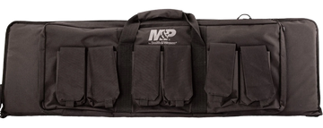 M&P Accessories 110025 Pro Tac Gun Case 42" Black Nylon with 6 Magazine Pouches