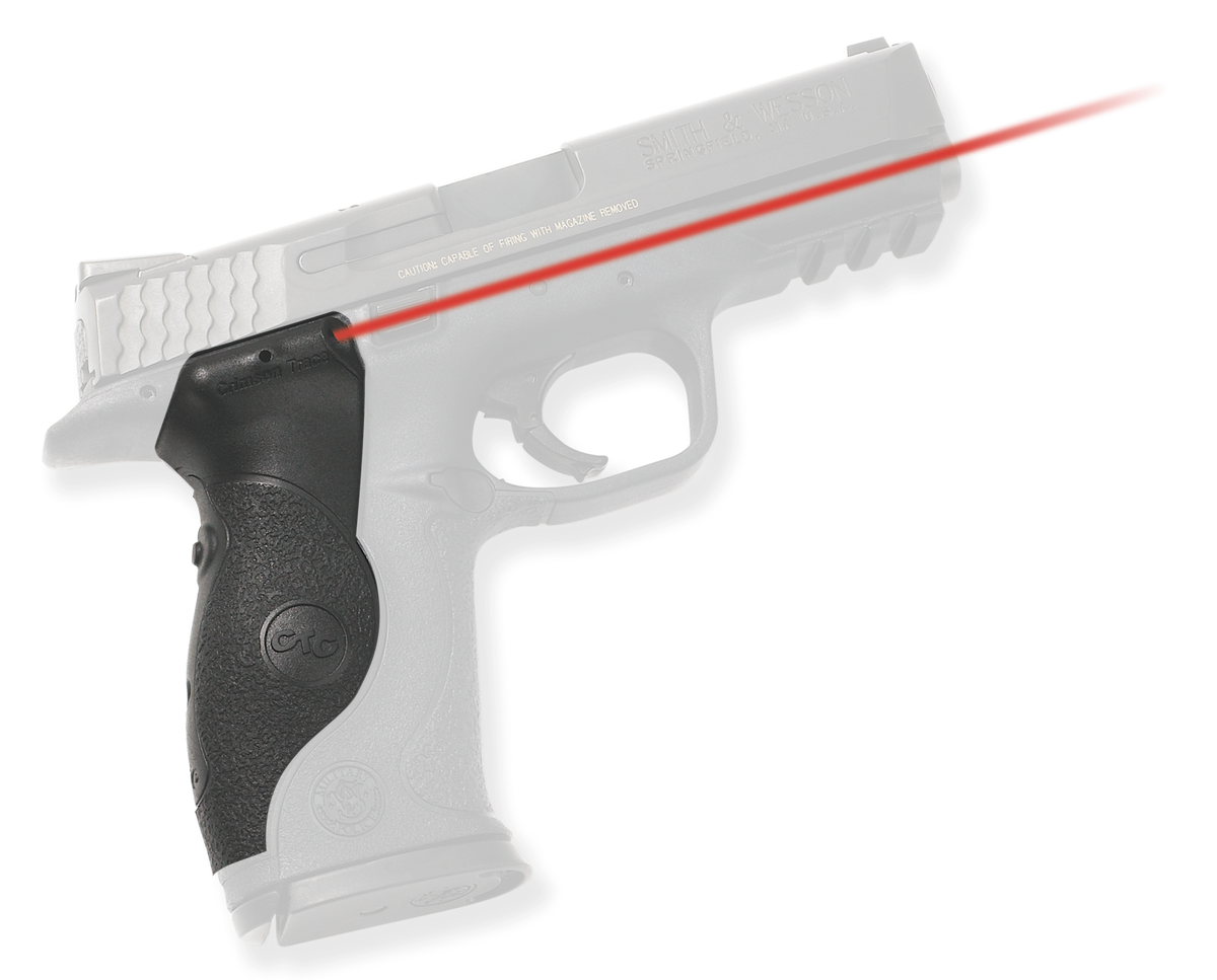 Crimson Trace LG-660 Lasergrips S&W M&P Full-Size Red Laser Black Polymer