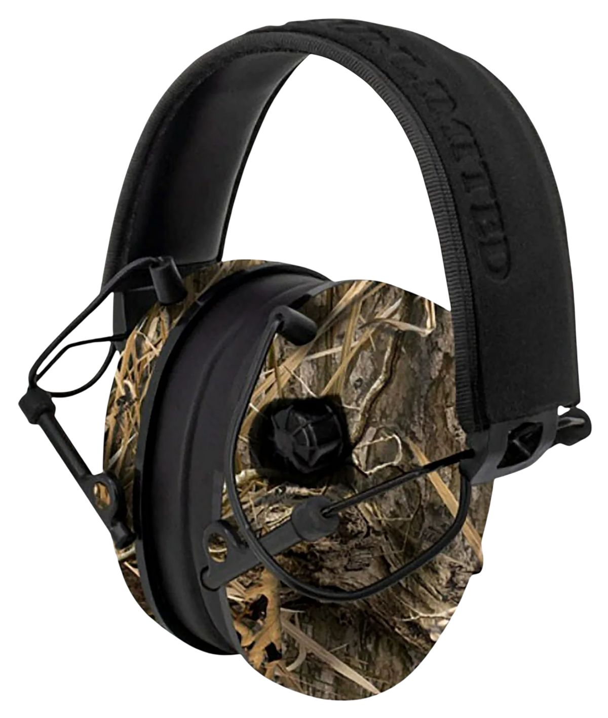 Radians Ducks Unlimited Electronic Muff 23 dB Over the Head Mossy Oak