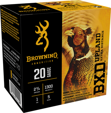 Browning BXD Upland 20 Gauge 2.75" 1 oz 5 Shot - Box or Case
