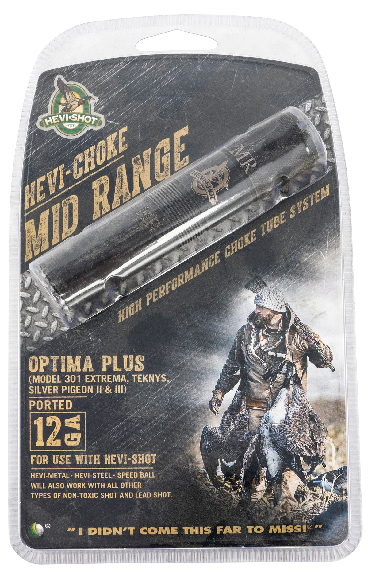 Hevishot Hevi-Choke Waterfowl Beretta Optima Plus 12 Gauge Mid-Range Ported Choke Tube