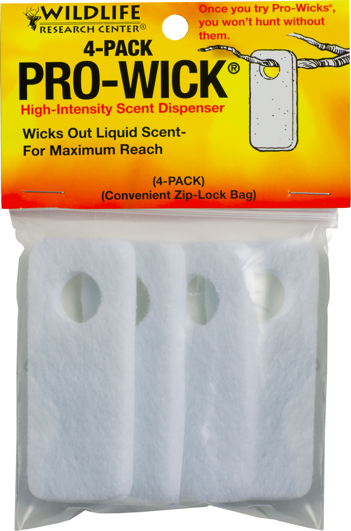 Wildlife Research 370 Pro-Wick Felt Scent Dispenser 4-Pack