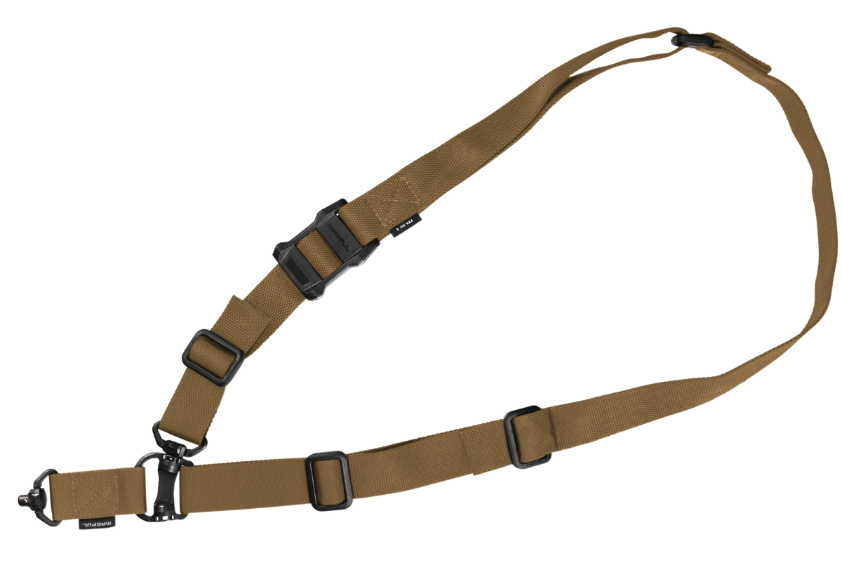 Magpul Industries MS4 QDM Sling Coyote Tan Nylon 48"-60" Adjustable One-Two Point AR Platform