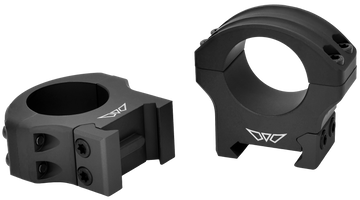 Warne 8501M HyperLite 1" Medium Matte Black MagnaFusion Alloy Scope Rings