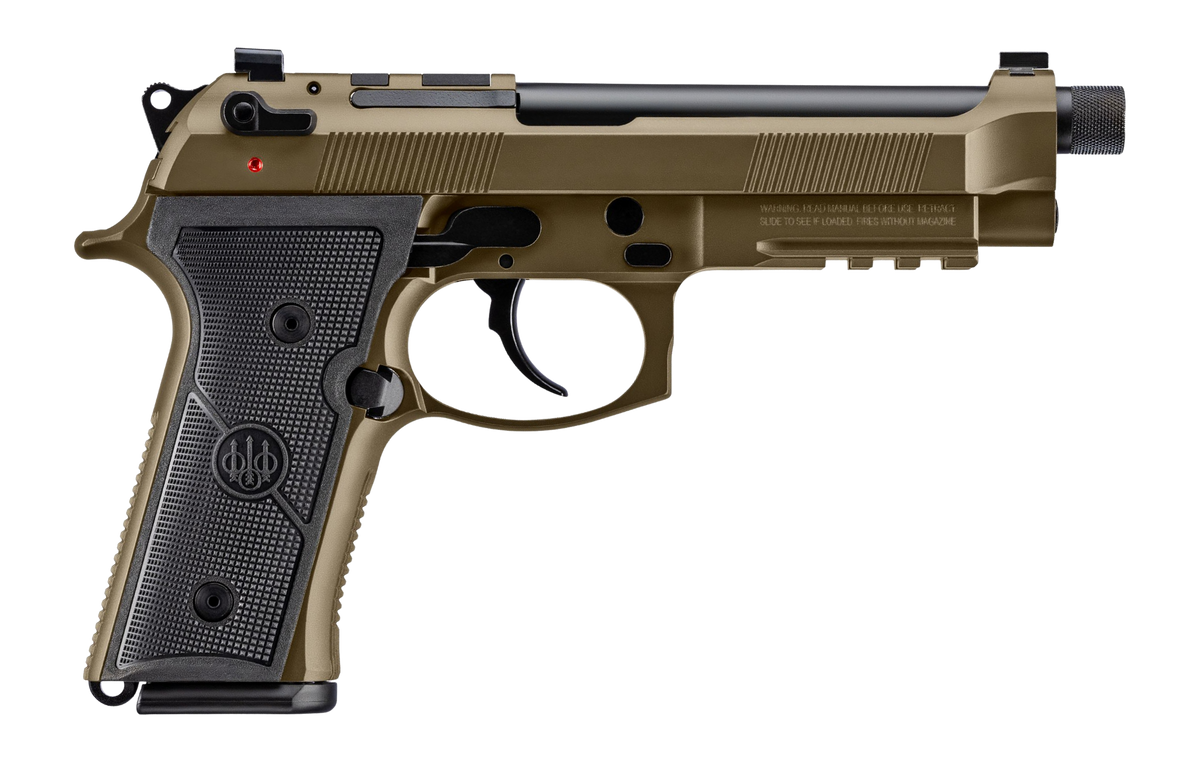 Beretta M9A4 Overlanding 9mm Luger 5.10" 18+1 DA/SA Pistol - Nomad Bronze Cerakote