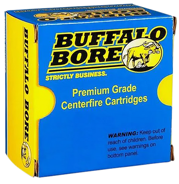 Buffalo Bore Ammunition Strictly Business Heavy 480 Ruger 370gr Lead Flat Nose 20 Rd Box - Box or Case