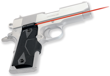 Crimson Trace LG-404 Lasergrips 1911 Compact Red Laser Black Polymer