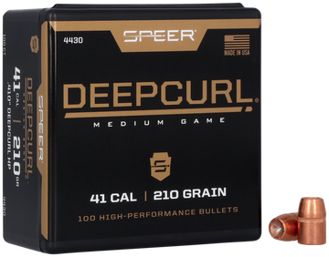 Speer Ammo DeepCurl 41 Cal 210gr Hollow Point Reloading Bullets - 100/Box