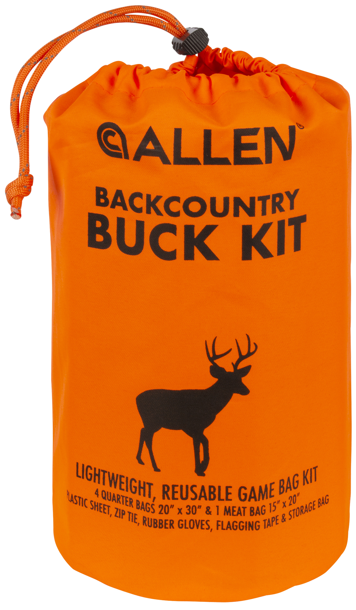 Allen 6599 BackCountry Buck Kit Blaze Orange Polyester Game Bag System