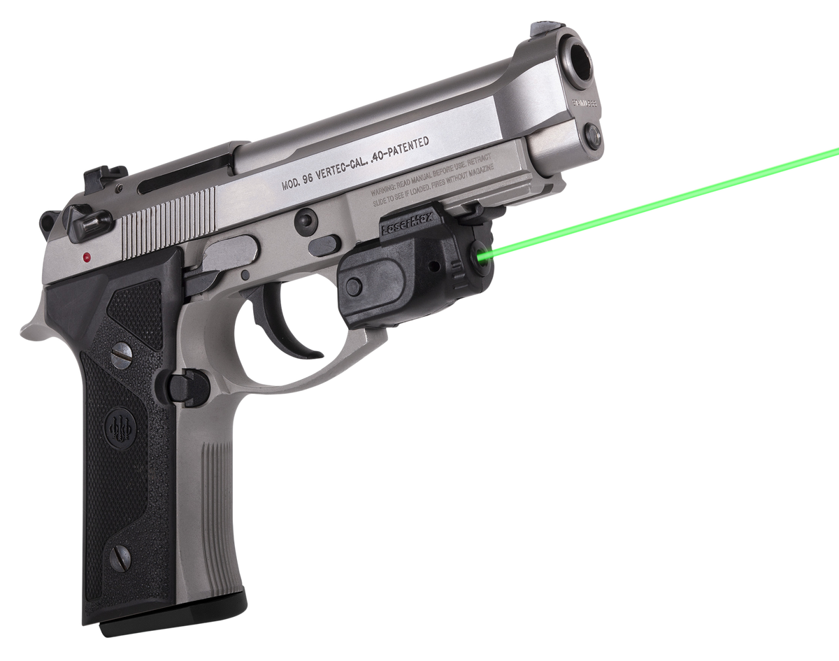 LaserMax GSLTNG Green Lightning Rail-Mount Laser Sight w/ GripSense - Black