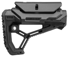 FAB Defense GL-Core CP Buttstock Adjustable Cheekrest AR-15/M4 Black Polymer
