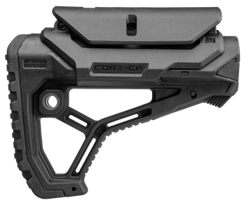 FAB Defense GL-Core CP Buttstock Adjustable Cheekrest AR-15/M4 Black Polymer