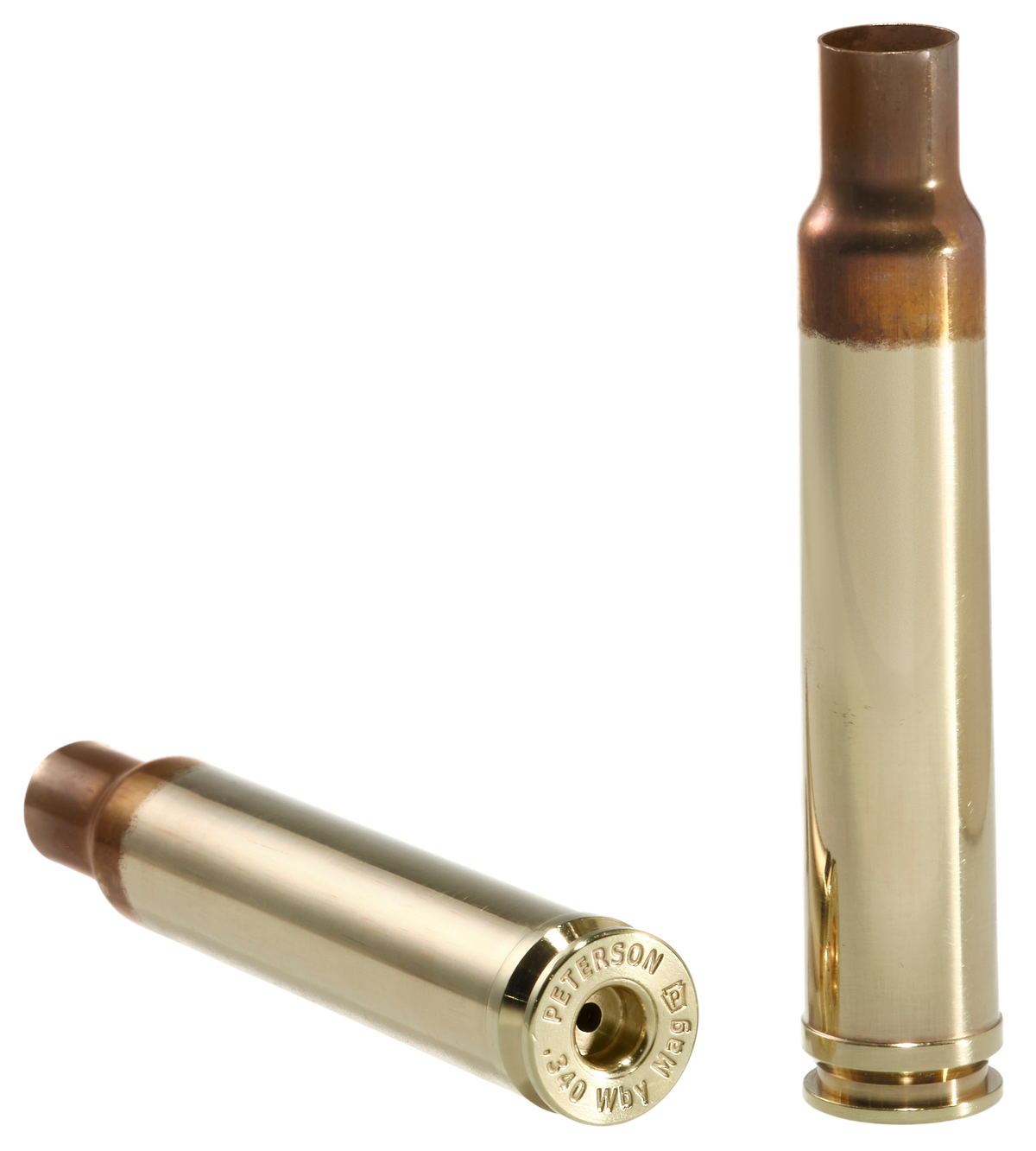 Peterson Cartridge .340 Weatherby Mag Brass Rifle Cases 50/Box