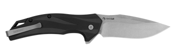 Kershaw Lateral 1645 3.1" Folding Drop Point w/Recurve Plain 8Cr13MoV Stonewashed - Gray GFN