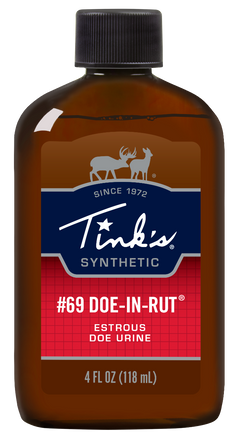 Tinks #69 Doe-In-Rut Deer Attractant Doe In Estrus Scent 4 oz Squeeze Bottle
