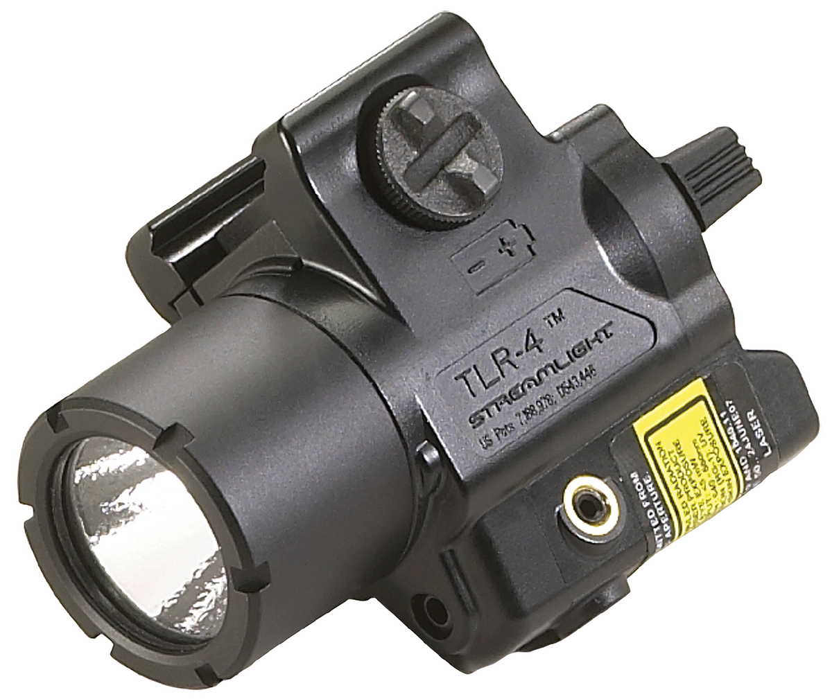 Streamlight 69240 TLR-4 Gun Light 170 Lumens White C4 LED/Red Laser Black
