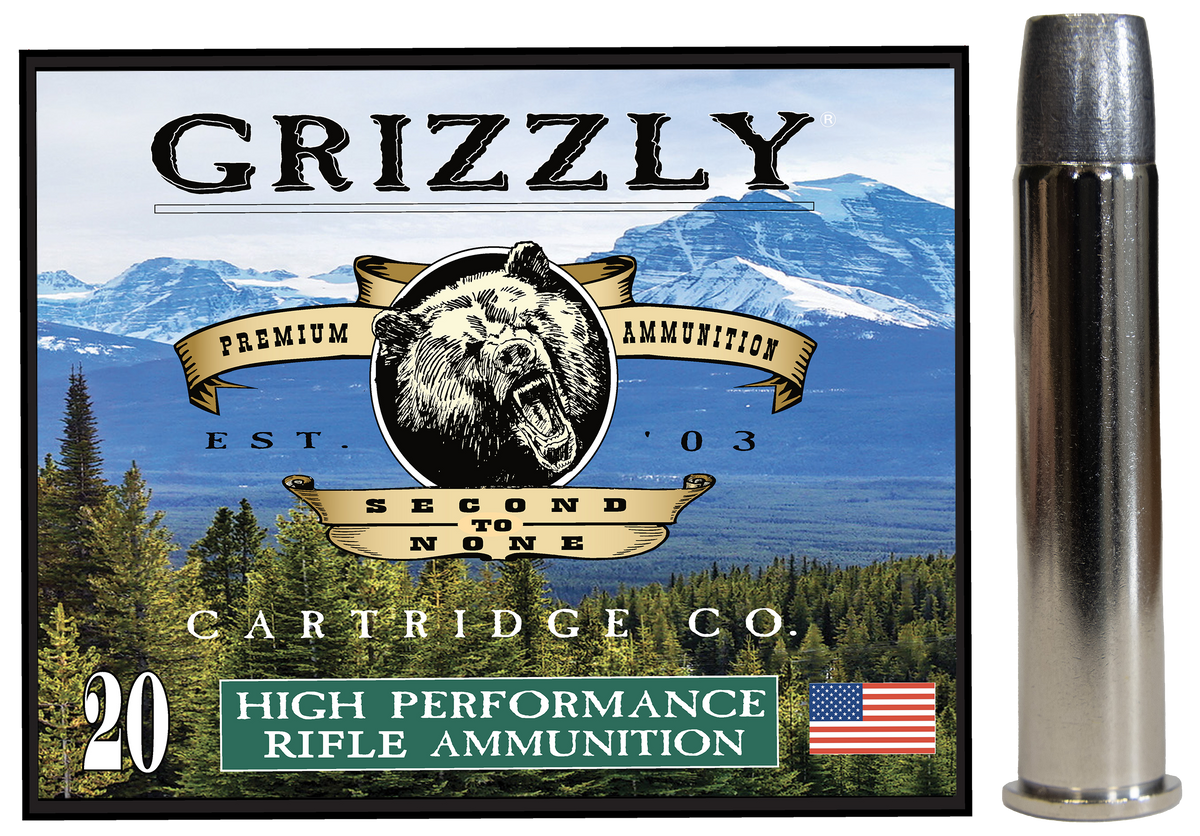 Grizzly Ammo GC45/70+P4 45-70 Government +P 405gr Bonded Flat Point - Box or Case