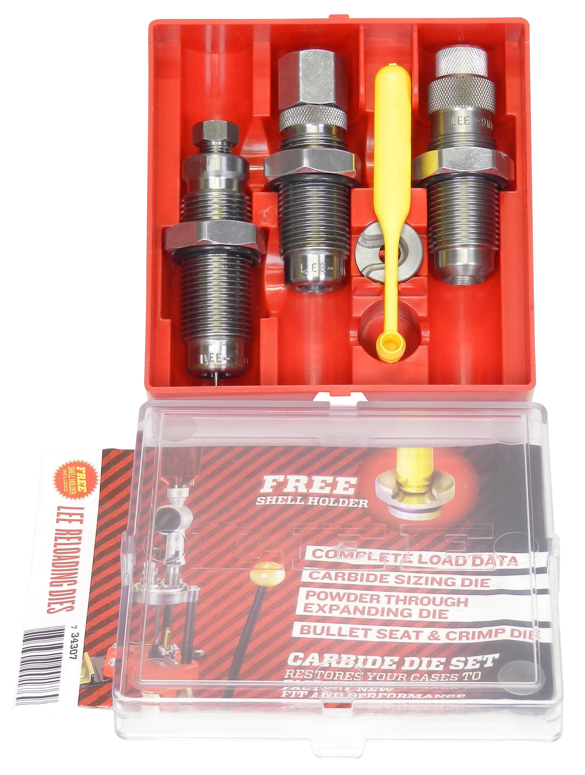 Lee Precision 90509 Carbide 3-Die Set 9mm Luger