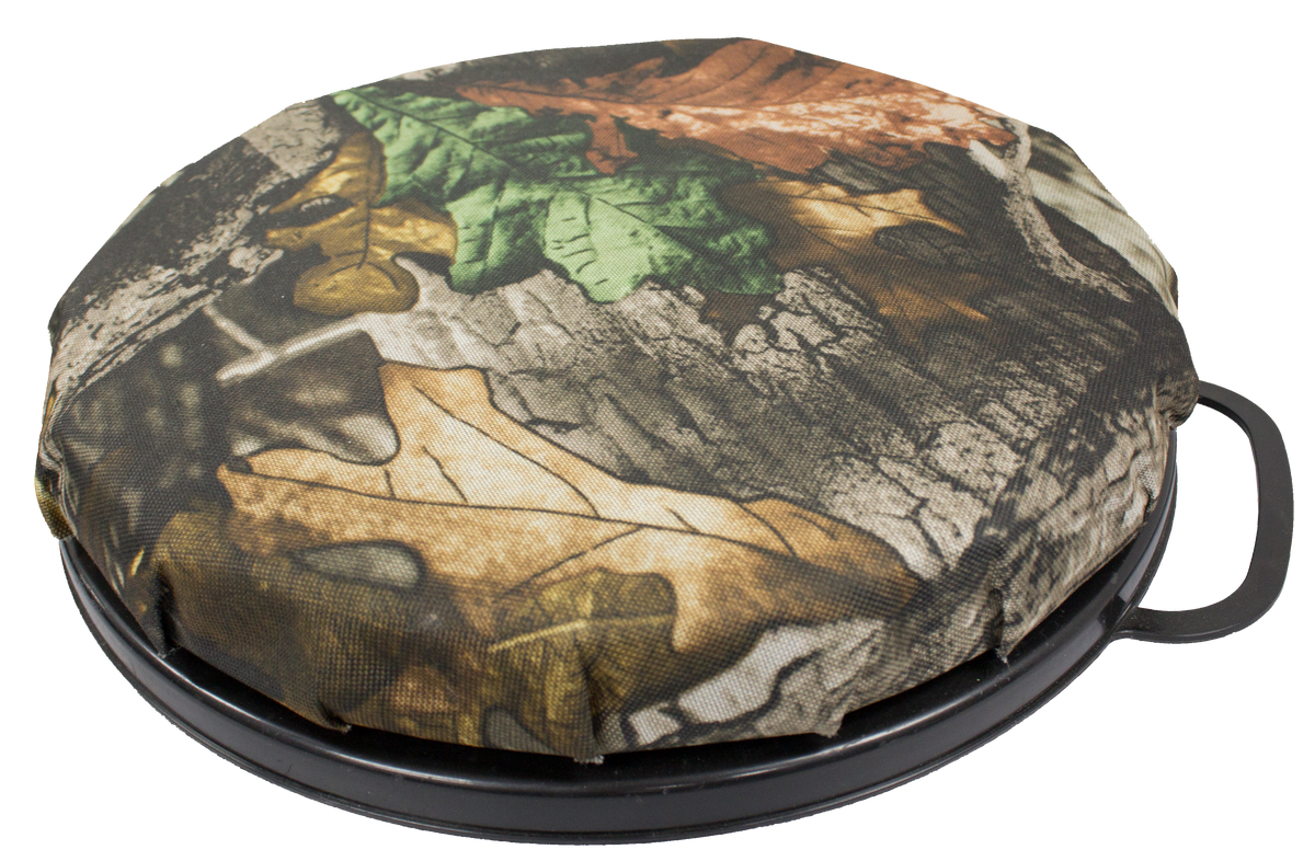 HME SWLST Bucket Swivel Seat Camo Foam - Fits 5 Gallon Bucket