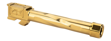 Zaffiri Precision BA-G17G14-TH-GLD 9mm Luger 4.99" Threaded Barrel - Fits Glock 17 Gen 1-4 - Gold TiN