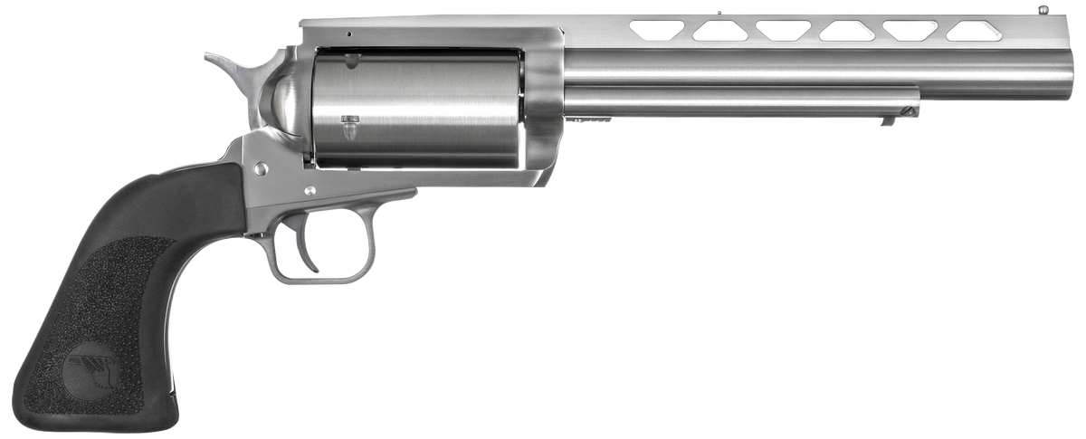 Magnum Research BFR 45 LC/410 Bore 7.5" 6-Shot SAO Revolver - Brushed Stainless