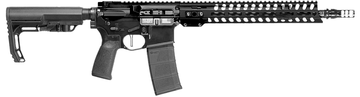Patriot Ordnance Factory Minuteman 300 Blackout 13.75" 30+1 Semi-Auto Rifle - Black