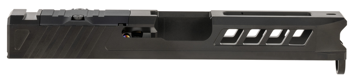 True Precision Axiom Optic Cut Slide for Glock 19 Gen 1-3 - Black DLC 416R Stainless