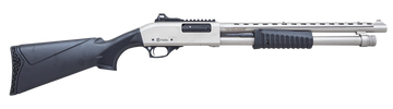 Citadel Mariner 20 Gauge 18.5" 4+1 3" Pump-Action Shotgun - Nickel / Black Synthetic