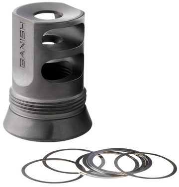 Banish 30 Gold / 46 5/8x24 Quick-Detach Muzzle Brake - Titanium