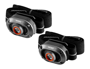 NEBO MYCRO 250 Rechargeable LED Headlamp 250 Lumens USB-C - 2 Pack