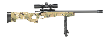 Crickett Precision Gen2 22 LR 16.125" 1-Rd Bolt Action Rifle - MultiCam Synthetic Stock