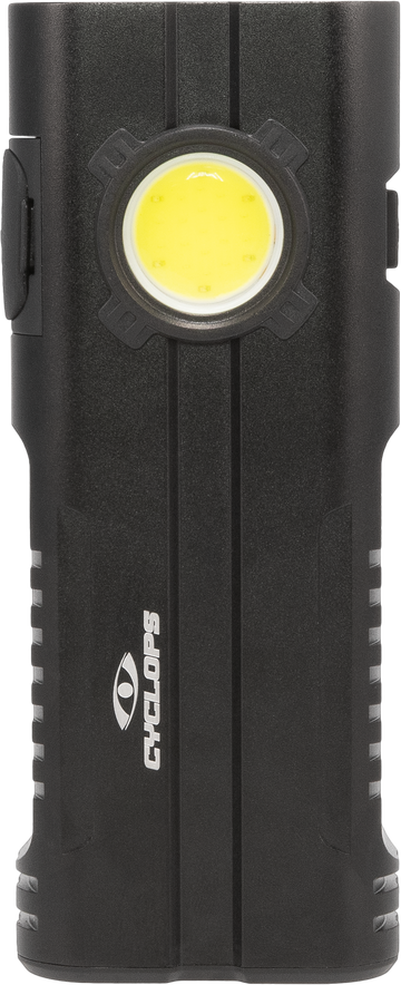Cyclops ProLight 350 Lumen Rechargeable OSRAM/COB LED Flashlight - White/Red - Black Polymer