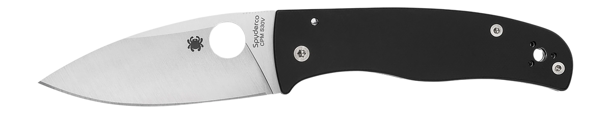 Spyderco Bodacious C263GP 3.66" CPM S30V Satin Plain Edge Black G-10 Folding Knife