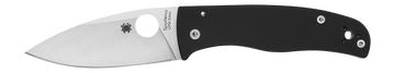 Spyderco Bodacious C263GP 3.66" CPM S30V Satin Plain Edge Black G-10 Folding Knife
