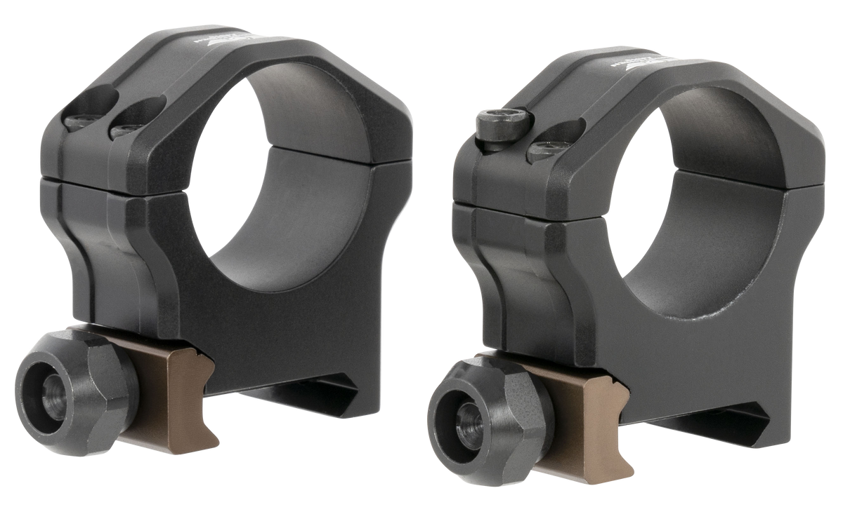 Christensen Arms Ultralight PRSR-X2 1" Medium Black Anodized Scope Rings