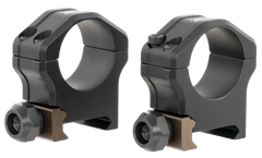 Christensen Arms Ultralight PRSR-X2 1" Medium Black Anodized Scope Rings