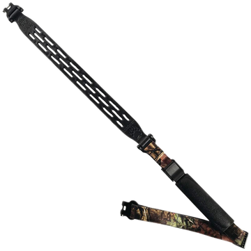 Limbsaver 12295 Kodiak-Air Rifle Sling 1" NAVCOM Black/Mossy Oak Break-Up Adjustable