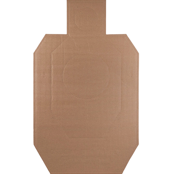 Action Target IDPA-CB-100 IDPA Competition Hanging Cardboard Torso Target 18.25" x 30.75" Brown 100/Box