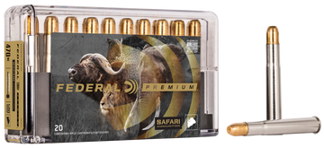 Federal P470T2 Premium Safari Cape-Shok 470NitroExpress 500gr Trophy Bonded Sledgehammer Solid 20 Per Box/10 Case