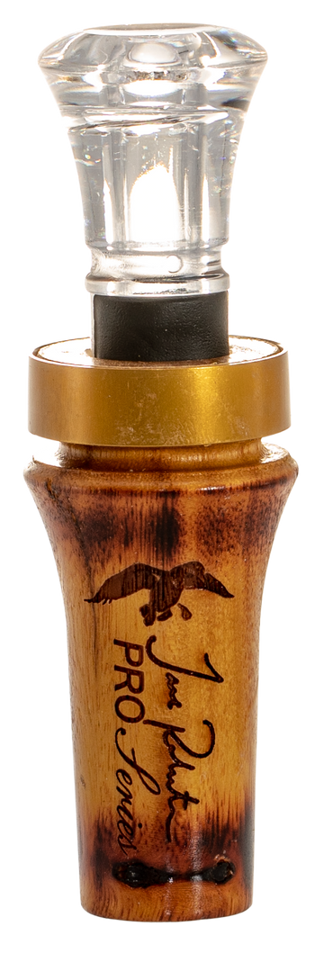 Duck Commander DCPROBH Pro Series Burnt Hedge Double Reed Mallard Hen Duck Call - Brown Wood