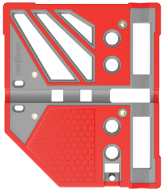 Real Avid Master Bench Block Pro Gray/Red Durable Resin Block for Pistols & Long Guns